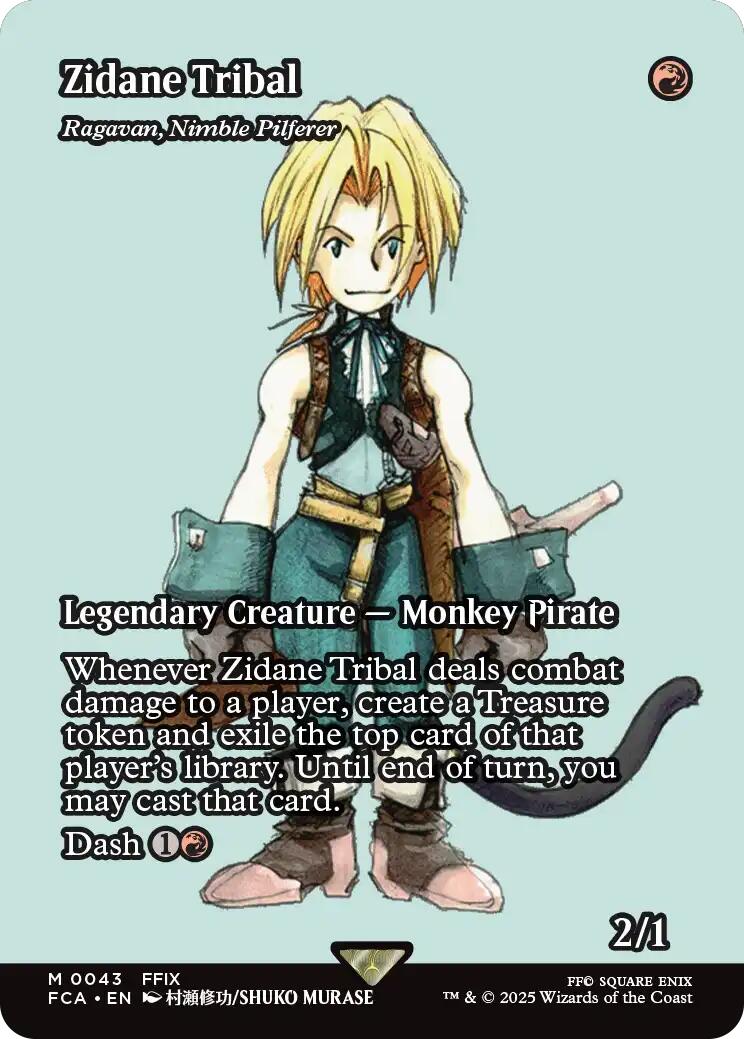 Zidane Tribal - Ragavan, Nimble Pilferer (Showcase) [FINAL FANTASY : Through the Ages] | Game Master's Emporium (The New GME)