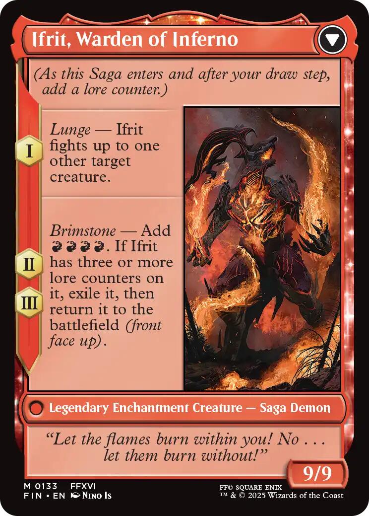 Clive, Ifrit's Dominant // Ifrit, Warden of Inferno [FINAL FANTASY] | Game Master's Emporium (The New GME)