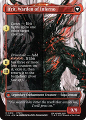 Clive, Ifrit's Dominant // Ifrit, Warden of Inferno (Borderless) (0318) [FINAL FANTASY] | Game Master's Emporium (The New GME)