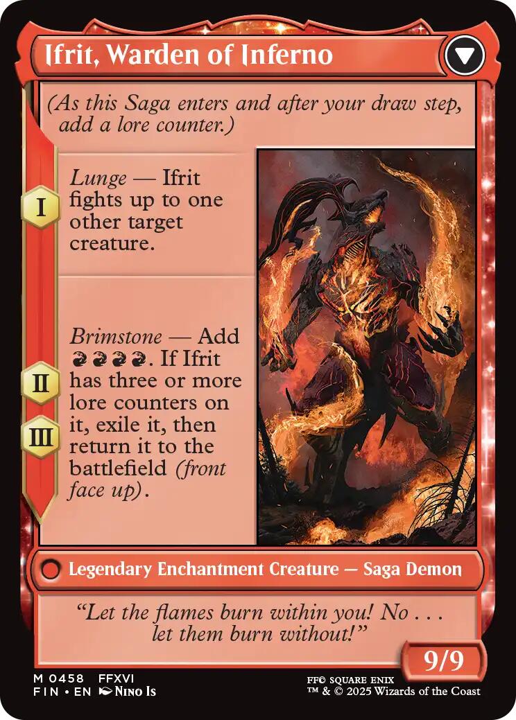 Clive, Ifrit's Dominant // Ifrit, Warden of Inferno (Extended Art) [FINAL FANTASY] | Game Master's Emporium (The New GME)