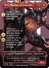 Clive, Ifrit's Dominant // Ifrit, Warden of Inferno (Borderless) (Surge Foil) [FINAL FANTASY] | Game Master's Emporium (The New GME)