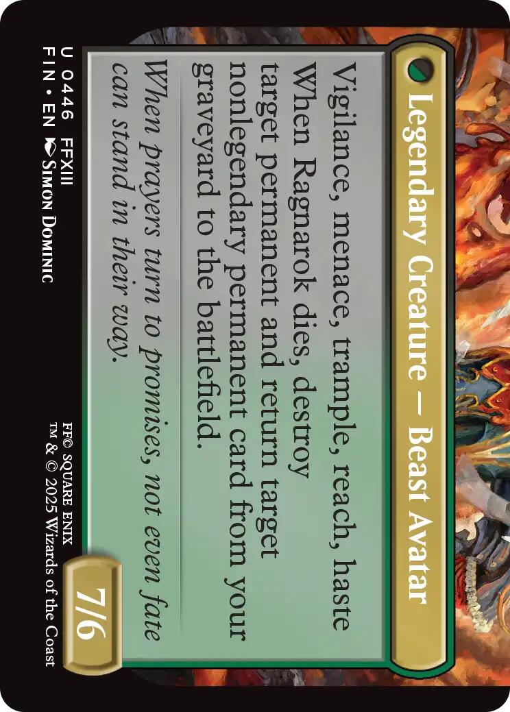 Fang, Fearless l'Cie (Extended Art) [FINAL FANTASY] | Game Master's Emporium (The New GME)