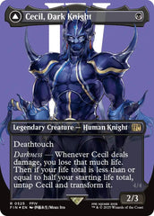 Cecil, Dark Knight // Cecil, Redeemed Paladin (Borderless) (Surge Foil) [FINAL FANTASY] | Game Master's Emporium (The New GME)