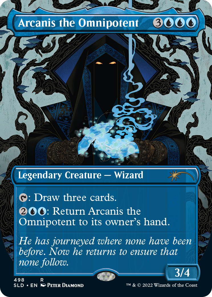 Arcanis the Omnipotent (Borderless) [Secret Lair Drop Series] | Game Master's Emporium (The New GME)
