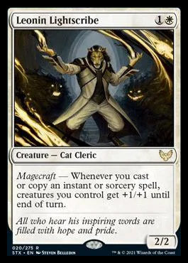 Leonin Lightscribe [Strixhaven: School of Mages] | Game Master's Emporium (The New GME)