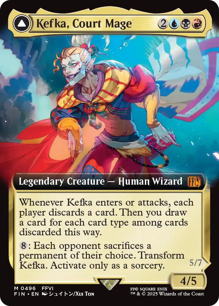 Kefka, Court Mage // Kefka, Ruler of Ruin (Extended Art) [FINAL FANTASY] | Game Master's Emporium (The New GME)