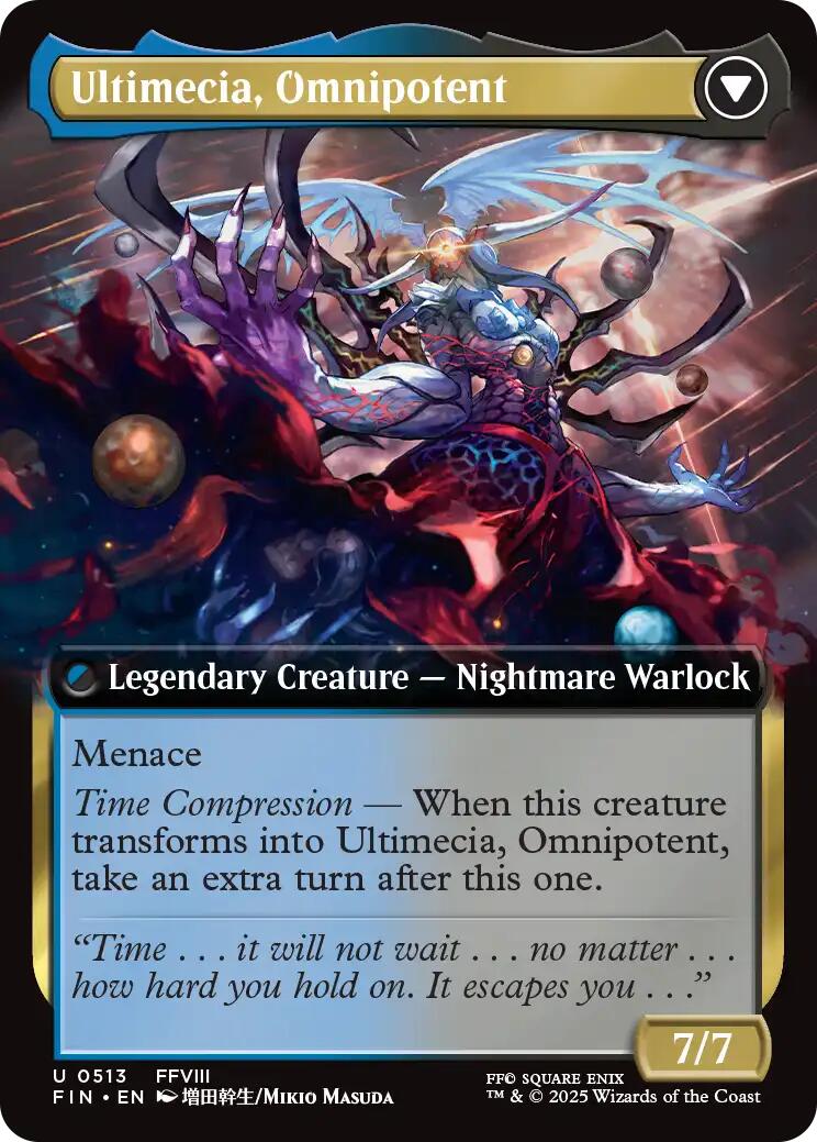 Ultimecia, Time Sorceress // Ultimecia, Omnipotent (Extended Art) [FINAL FANTASY] | Game Master's Emporium (The New GME)