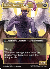Kefka, Court Mage // Kefka, Ruler of Ruin (Borderless) (Surge Foil) [FINAL FANTASY] | Game Master's Emporium (The New GME)