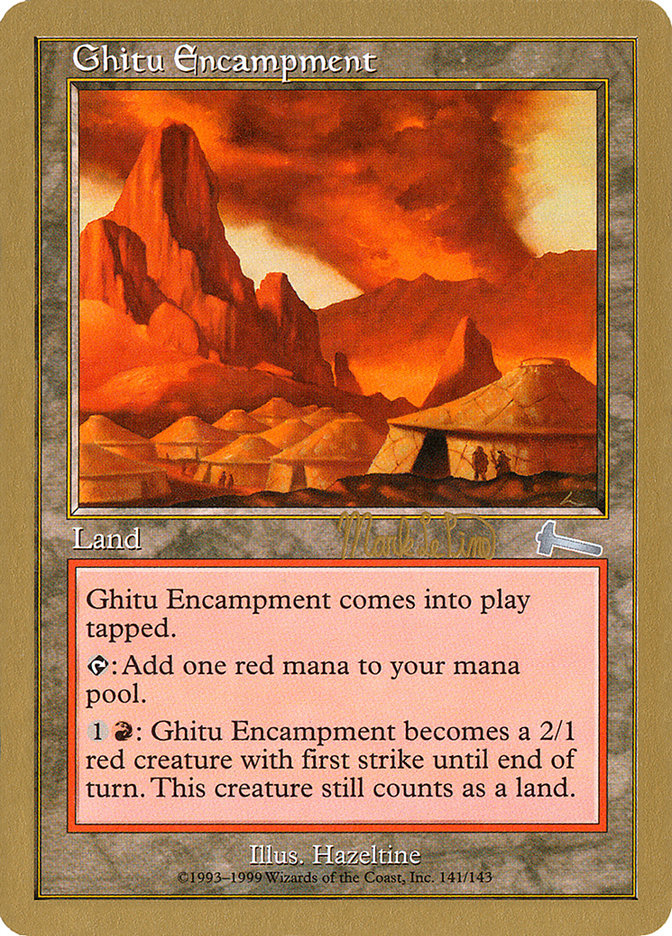 Ghitu Encampment (Mark Le Pine) [World Championship Decks 1999] | Game Master's Emporium (The New GME)