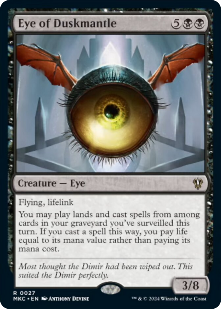Eye of Duskmantle [Murders at Karlov Manor Commander] | Game Master's Emporium (The New GME)
