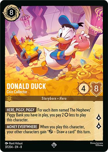 Donald Duck - Coin Collector (37/204) [Reign of Jafar] | Game Master's Emporium (The New GME)