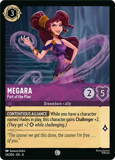 Megara - Part of the Plan (54/204) [Reign of Jafar] | Game Master's Emporium (The New GME)