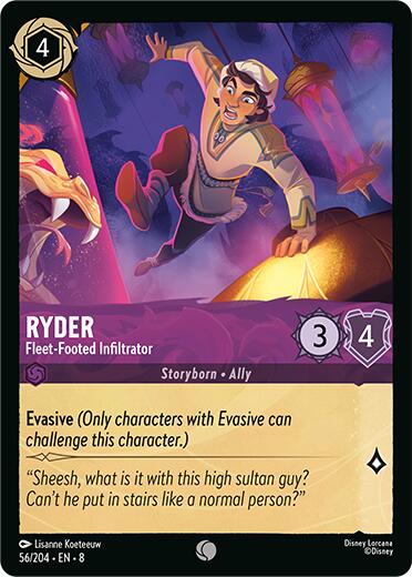 Ryder - Fleet-Footed Infiltrator (56/204) [Reign of Jafar] | Game Master's Emporium (The New GME)