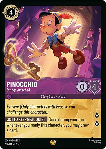Pinocchio - Strings Attached (61/204) [Reign of Jafar] | Game Master's Emporium (The New GME)