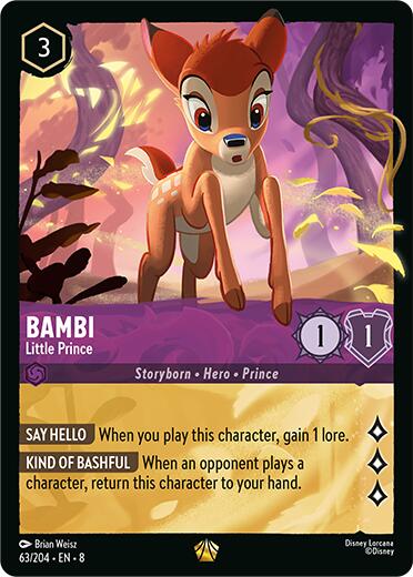Bambi - Little Prince (63/204) [Reign of Jafar] | Game Master's Emporium (The New GME)