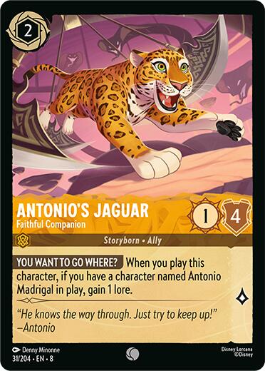 Antonio's Jaguar - Faithful Companion (31/204) [Reign of Jafar] | Game Master's Emporium (The New GME)