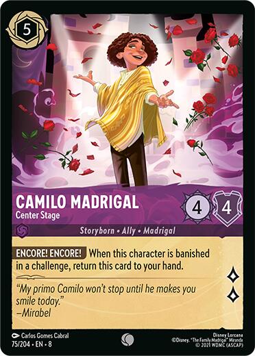 Camilo Madrigal - Center Stage (75/204) [Reign of Jafar] | Game Master's Emporium (The New GME)