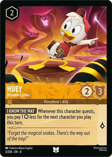Huey - Reliable Leader (3/204) [Reign of Jafar] | Game Master's Emporium (The New GME)
