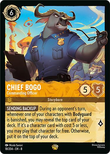 Chief Bogo- Commanding Officer (18/204) [Reign of Jafar] | Game Master's Emporium (The New GME)