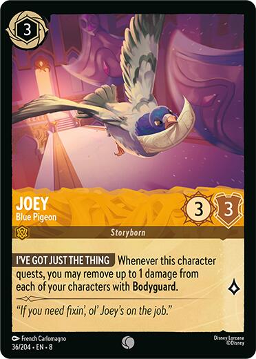 Joey - Blue Pigeon (36/204) [Reign of Jafar] | Game Master's Emporium (The New GME)