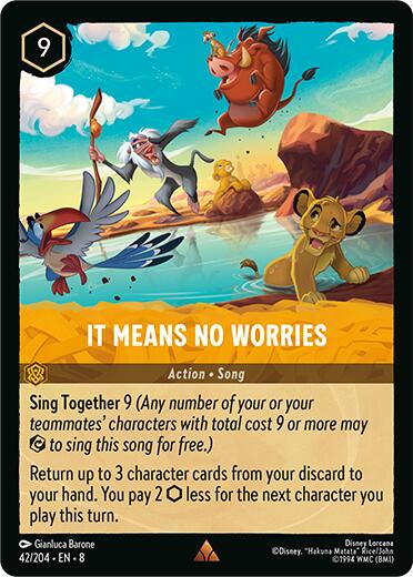 It Means No Worries (42/204) [Reign of Jafar] | Game Master's Emporium (The New GME)