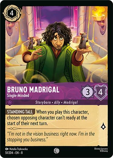 Bruno Madrigal - Single-Minded (51/204) [Reign of Jafar] | Game Master's Emporium (The New GME)