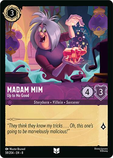 Madam Mim - Up to No Good (59/204) [Reign of Jafar] | Game Master's Emporium (The New GME)