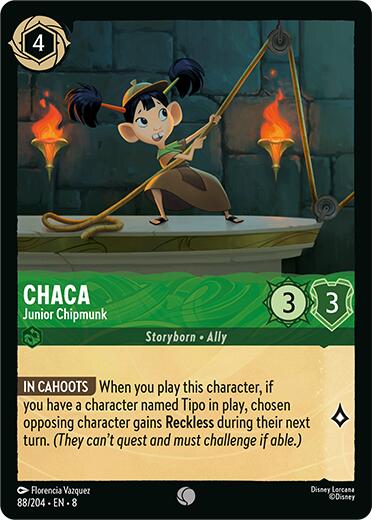 Chaca - Junior Chipmunk (88/204) [Reign of Jafar] | Game Master's Emporium (The New GME)