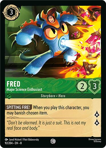 Fred - Major Science Enthusiast (92/204) [Reign of Jafar] | Game Master's Emporium (The New GME)