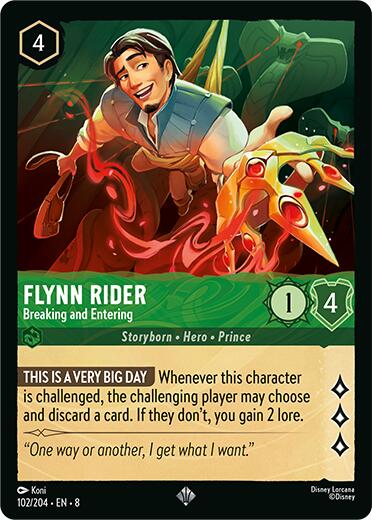 Flynn Rider - Breaking and Entering (102/204) [Reign of Jafar] | Game Master's Emporium (The New GME)