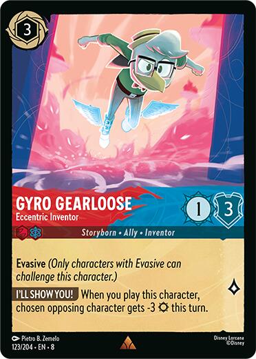 Gyro Gearloose - Eccentric Inventor (123/204) [Reign of Jafar] | Game Master's Emporium (The New GME)