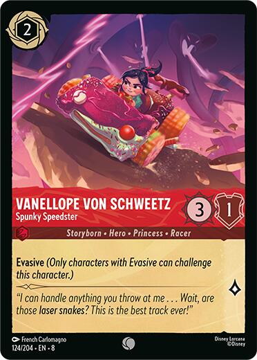 Vanellope Von Schweetz - Spunky Speedster (124/204) [Reign of Jafar] | Game Master's Emporium (The New GME)