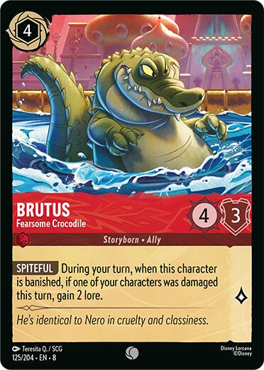 Brutus - Fearsome Crocodile (125/204) [Reign of Jafar] | Game Master's Emporium (The New GME)