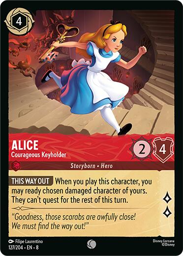 Alice - Courageous Keyholder (127/204) [Reign of Jafar] | Game Master's Emporium (The New GME)