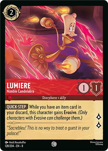 Lumiere - Nimble Candelabra (128/204) [Reign of Jafar] | Game Master's Emporium (The New GME)
