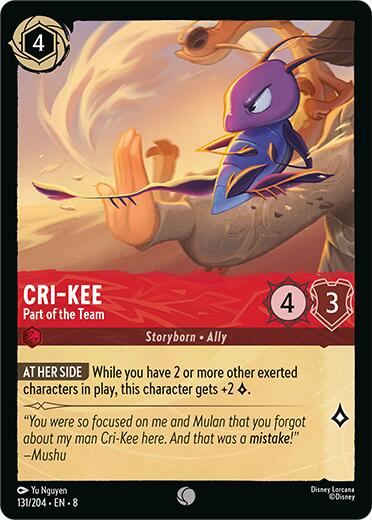 Cri-Kee - Part of the Team (131/204) [Reign of Jafar] | Game Master's Emporium (The New GME)