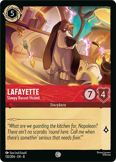Lafayette - Sleepy Basset Hound (132/204) [Reign of Jafar] | Game Master's Emporium (The New GME)