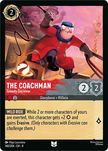 The Coachman - Greedy Deceiver (140/204) [Reign of Jafar] | Game Master's Emporium (The New GME)