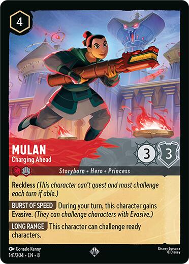 Mulan - Charging Ahead (141/204) [Reign of Jafar] | Game Master's Emporium (The New GME)