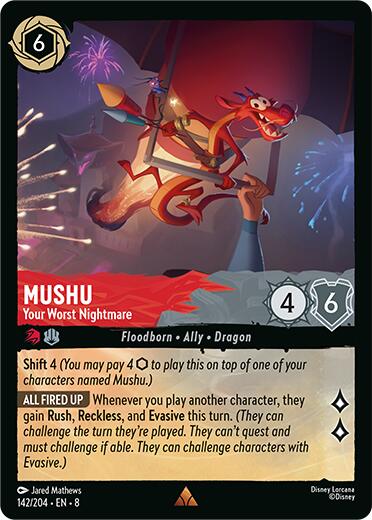 Mushu - Your Worst Nightmare (142/204) [Reign of Jafar] | Game Master's Emporium (The New GME)