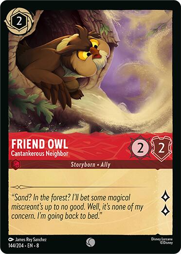 Friend Owl - Cantankerous Neighbor (144/204) [Reign of Jafar] | Game Master's Emporium (The New GME)