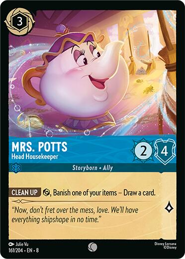 Mrs.Potts - Head Housekeeper (161/204) [Reign of Jafar] | Game Master's Emporium (The New GME)