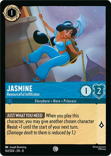 Jasmine - Resourceful Infiltrator (162/204) [Reign of Jafar] | Game Master's Emporium (The New GME)