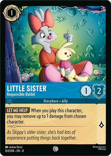 Little Sister - Responsible Rabbit (163/204) [Reign of Jafar] | Game Master's Emporium (The New GME)