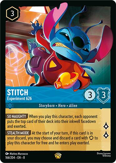 Stitch - Experiment 626 (166/204) [Reign of Jafar] | Game Master's Emporium (The New GME)