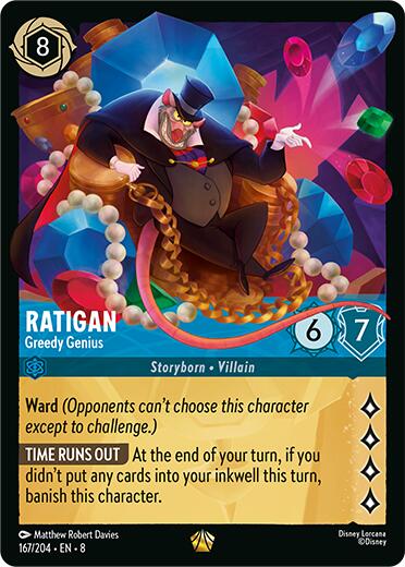 Ratigan - Greedy Genius (167/204) [Reign of Jafar] | Game Master's Emporium (The New GME)