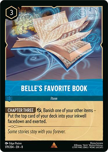 Belle's Favorite Book (179/204) [Reign of Jafar] | Game Master's Emporium (The New GME)