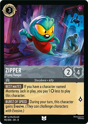Zipper - Flying Ranger (192/204) [Reign of Jafar] | Game Master's Emporium (The New GME)