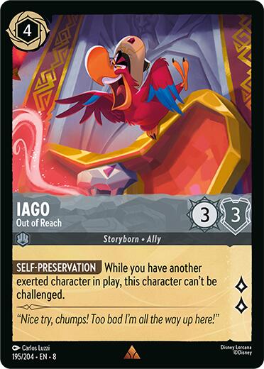 Iago - Out of Reach (195/204) [Reign of Jafar] | Game Master's Emporium (The New GME)