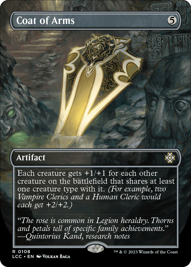 Coat of Arms (Borderless) [The Lost Caverns of Ixalan Commander] | Game Master's Emporium (The New GME)